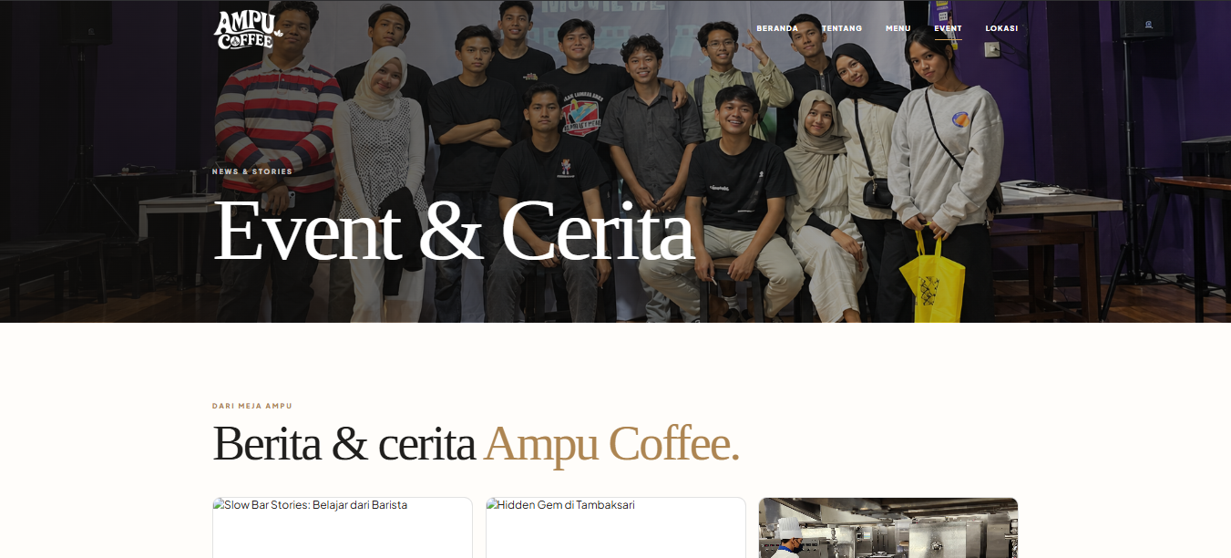Ampu Coffee project preview