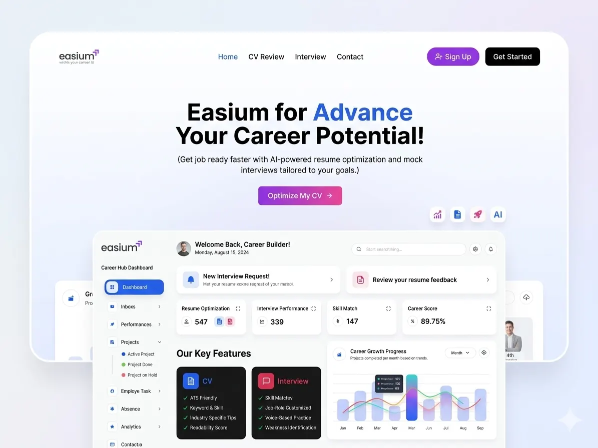 Easium project preview